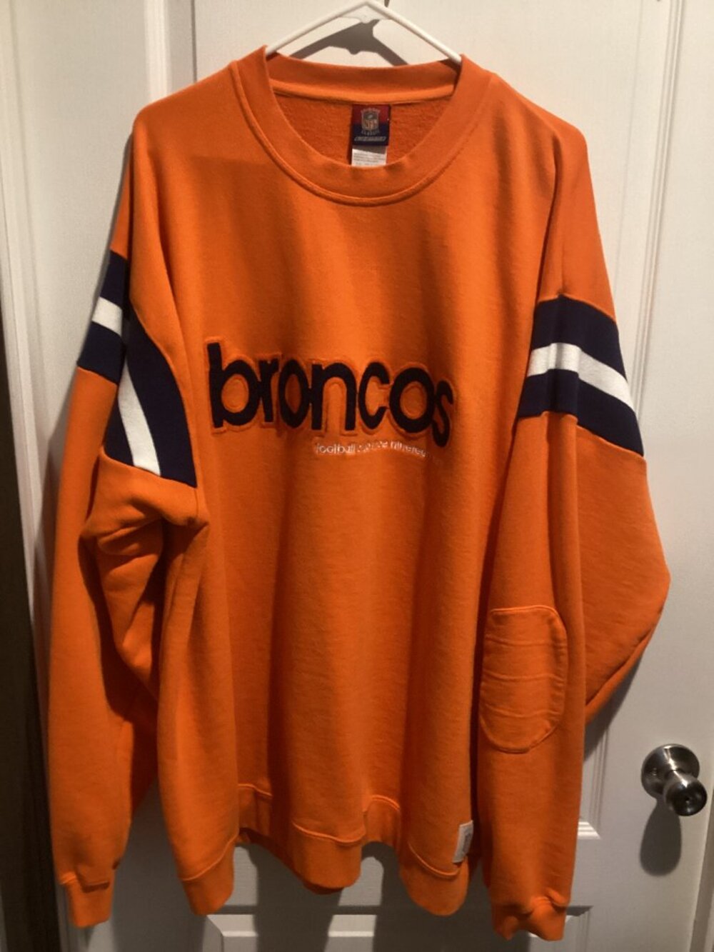 Vintage Reebok NFL GRIDIRON CLASSIC Denver Broncos Sweatshirt - Size 2XL